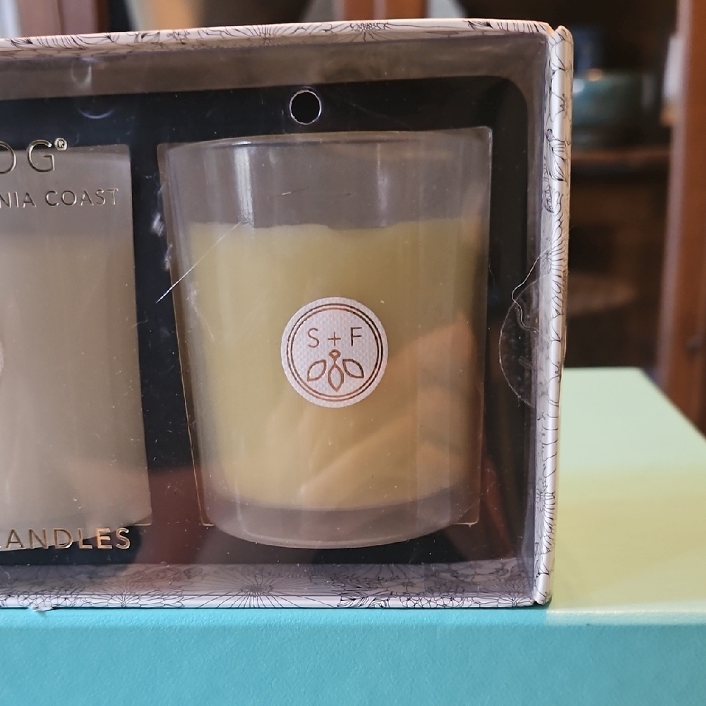 NWT Sand + Fog Scented Candle Set - Picture 5 of 12